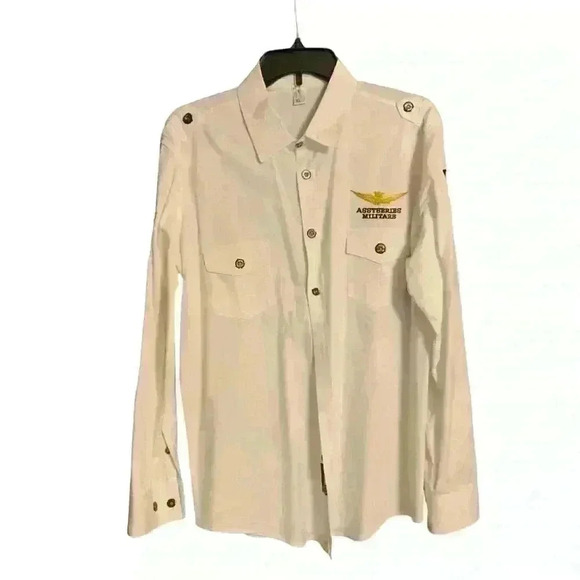 Asstseries Militare Other - Asstseries Militare Series Men’s Cotton Long Sleeve White Shirt Size XL.